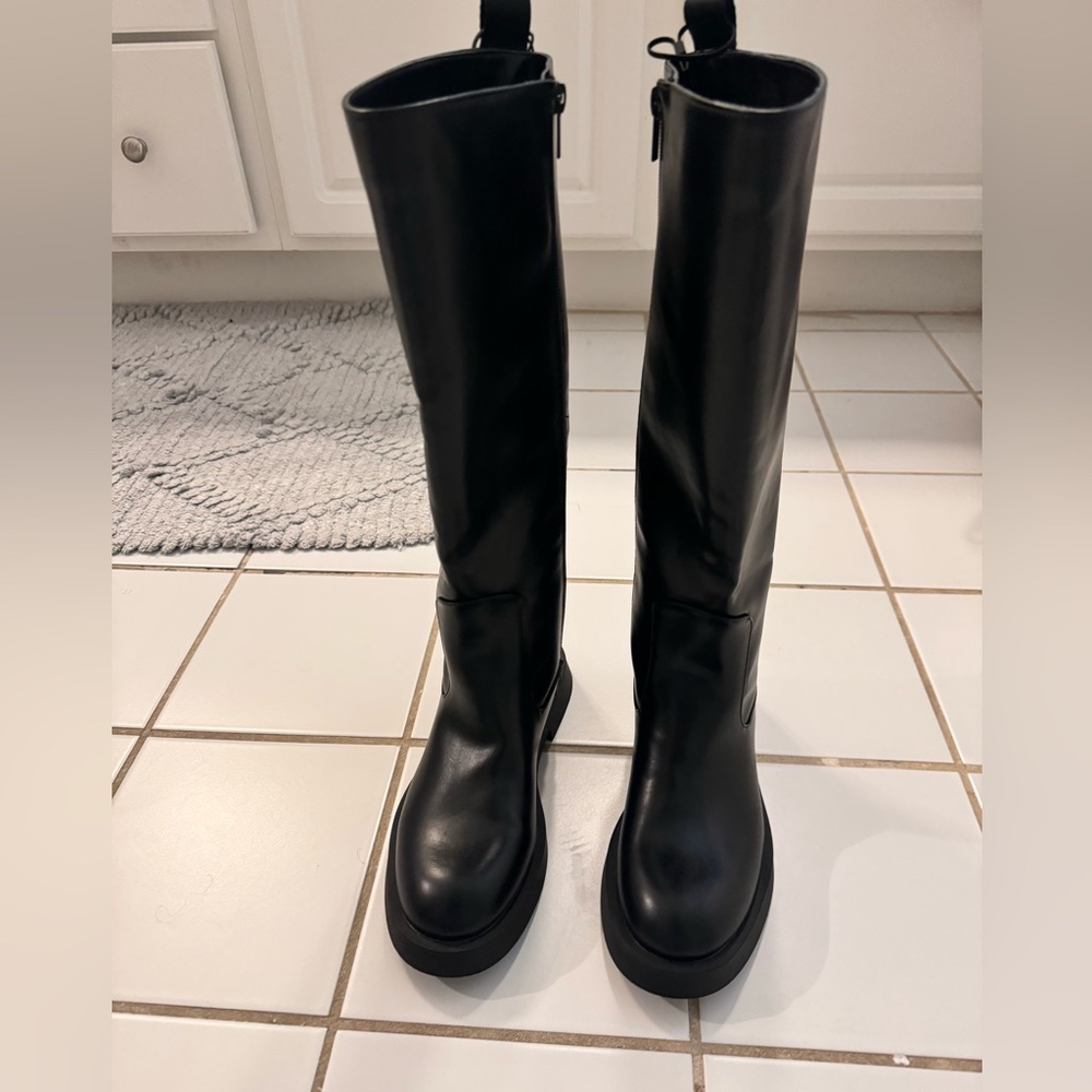 Zara Black Riding boots